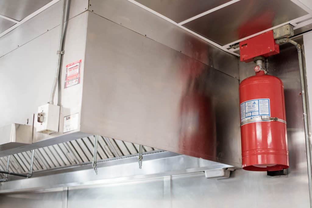 Commercial fire suppression deals system