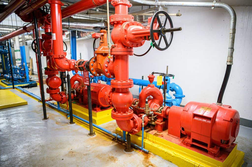 dry pipe fire sprinkler system