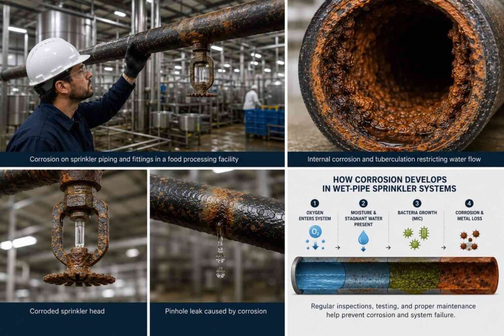 corrosion sprinkler system